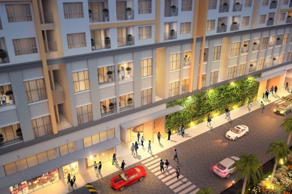 Hệ thống trung tâm mua sắm liền kề tại căn hộ Wilton Tower