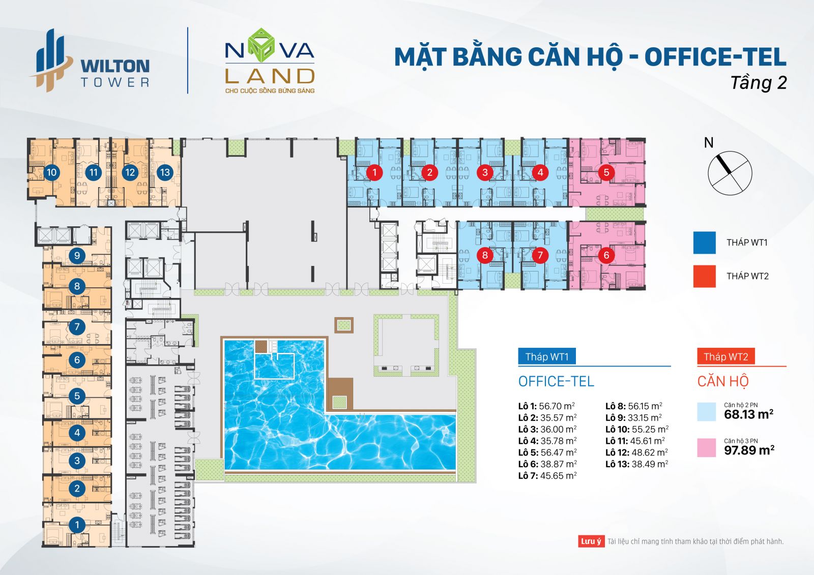 Mặt bằng chung dự án căn hộ Wilton Tower